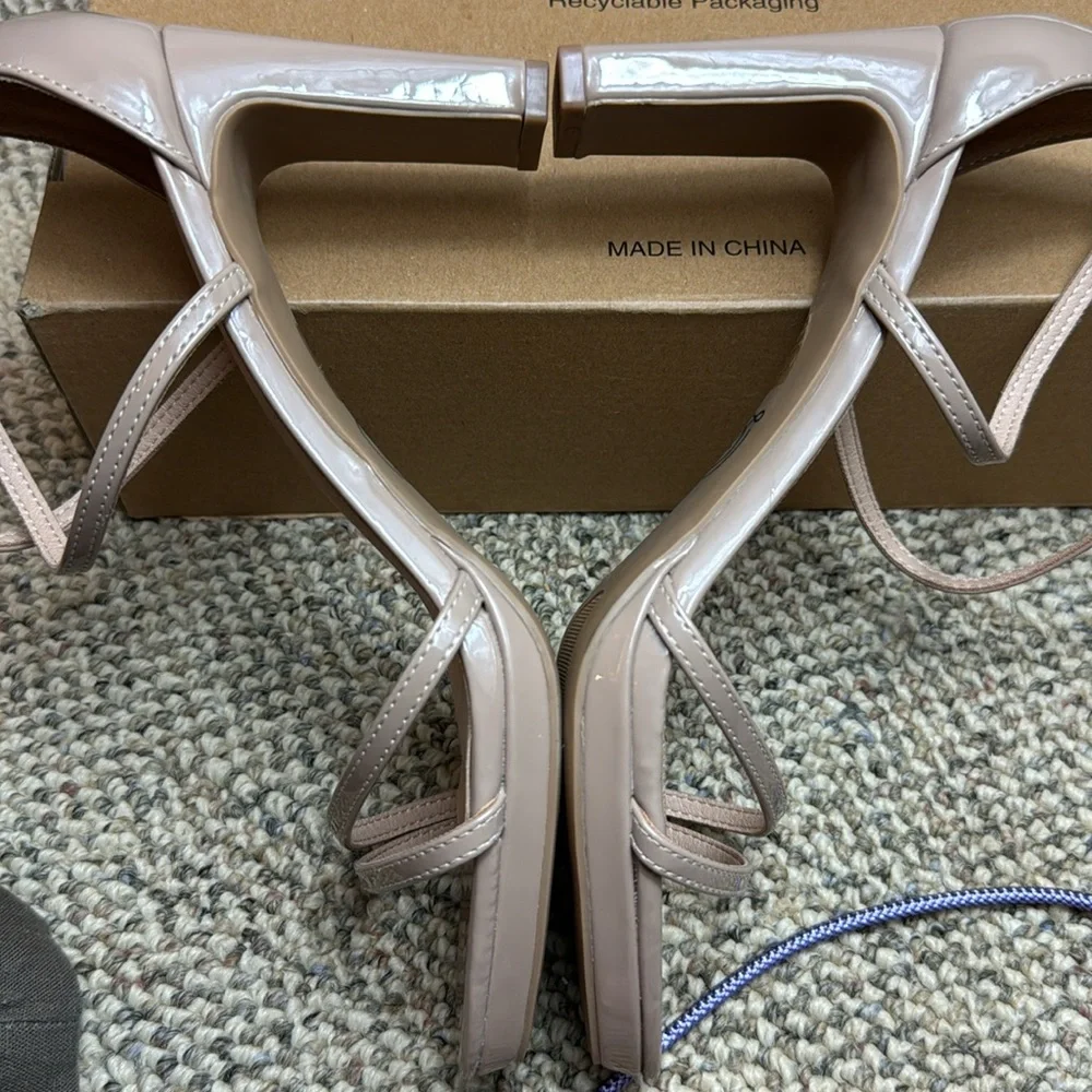 NWOT - Chinese Laundry Women's Heeled Sandal, Beige, Size 9 - Picture 10 of 14